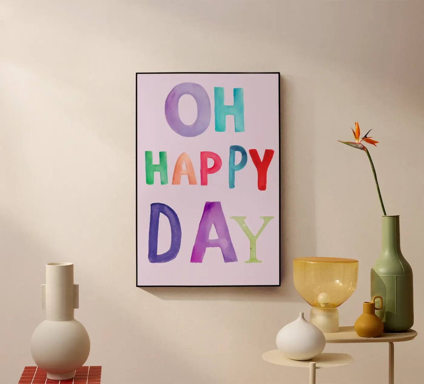 Oh happy day plexiglass da isabels_wunderwelt_digital_art