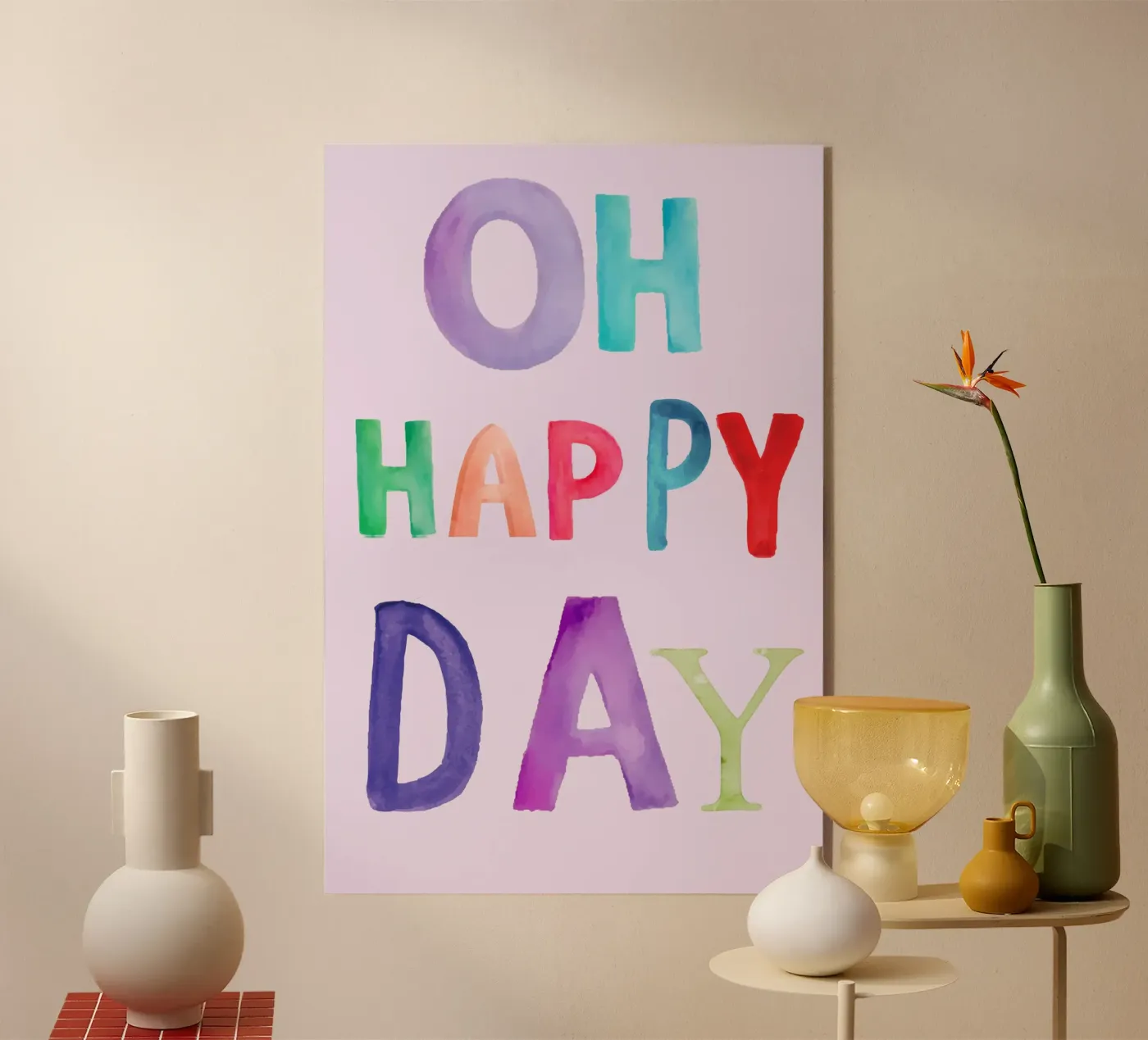 Oh happy day plexiglass da isabels_wunderwelt_digital_art