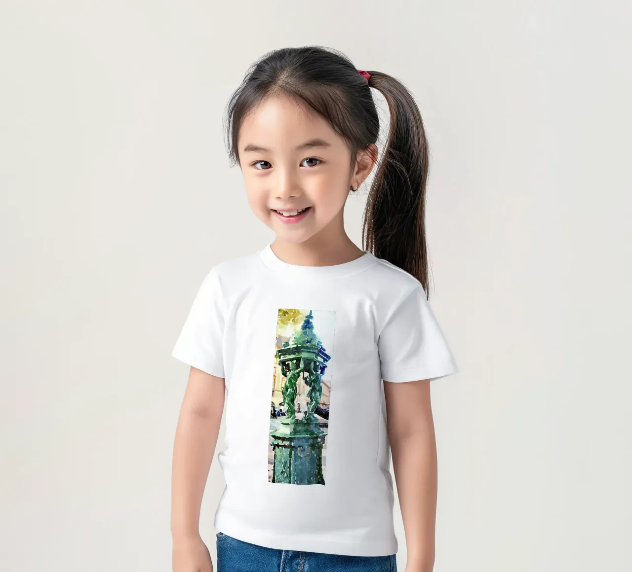 Paris kids t-shirt by Massimo Frascogna