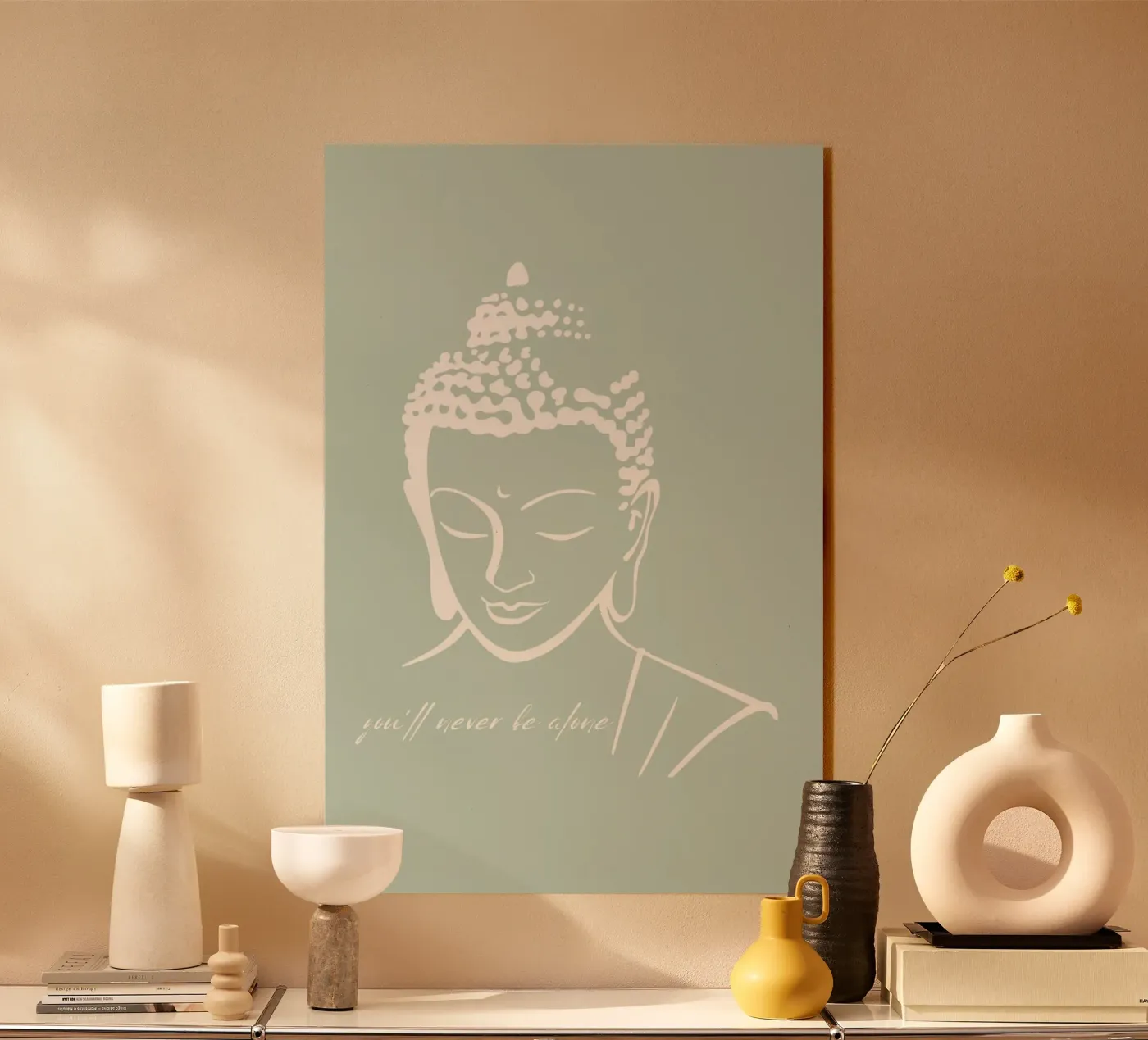 You´ll never be alone plexiglass da isabels_wunderwelt_digital_art