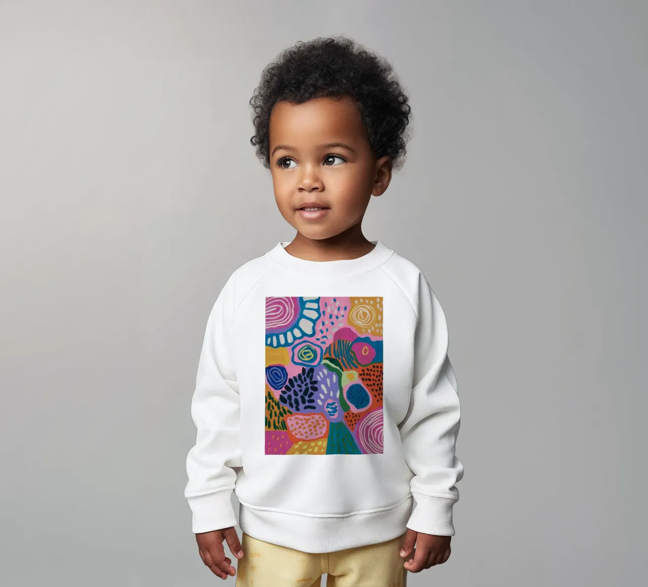 Archivio fioriture fossili felpa neonato da Zep Layers