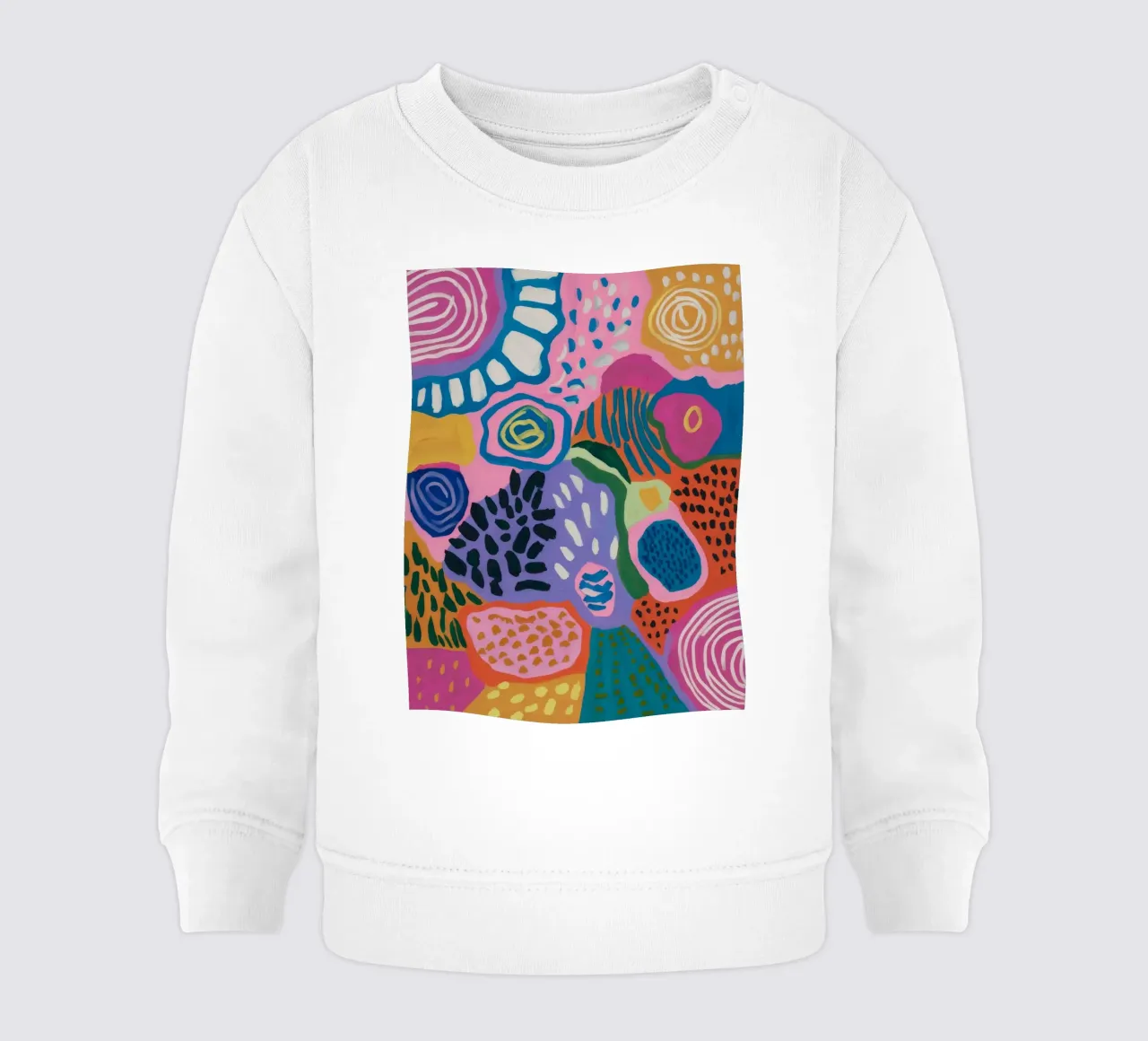 Archivio fioriture fossili felpa neonato da Zep Layers