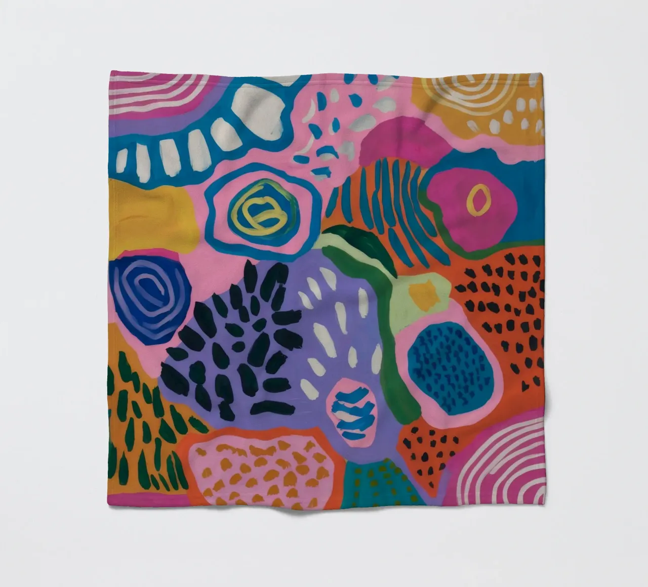 Fossil Bloom Archive fleece blanket by Zep Layers