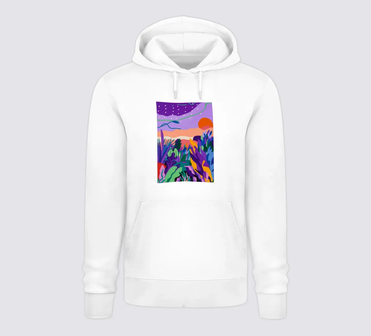 Orizzonte Viola Pace felpa con cappuccio da Zep Layers