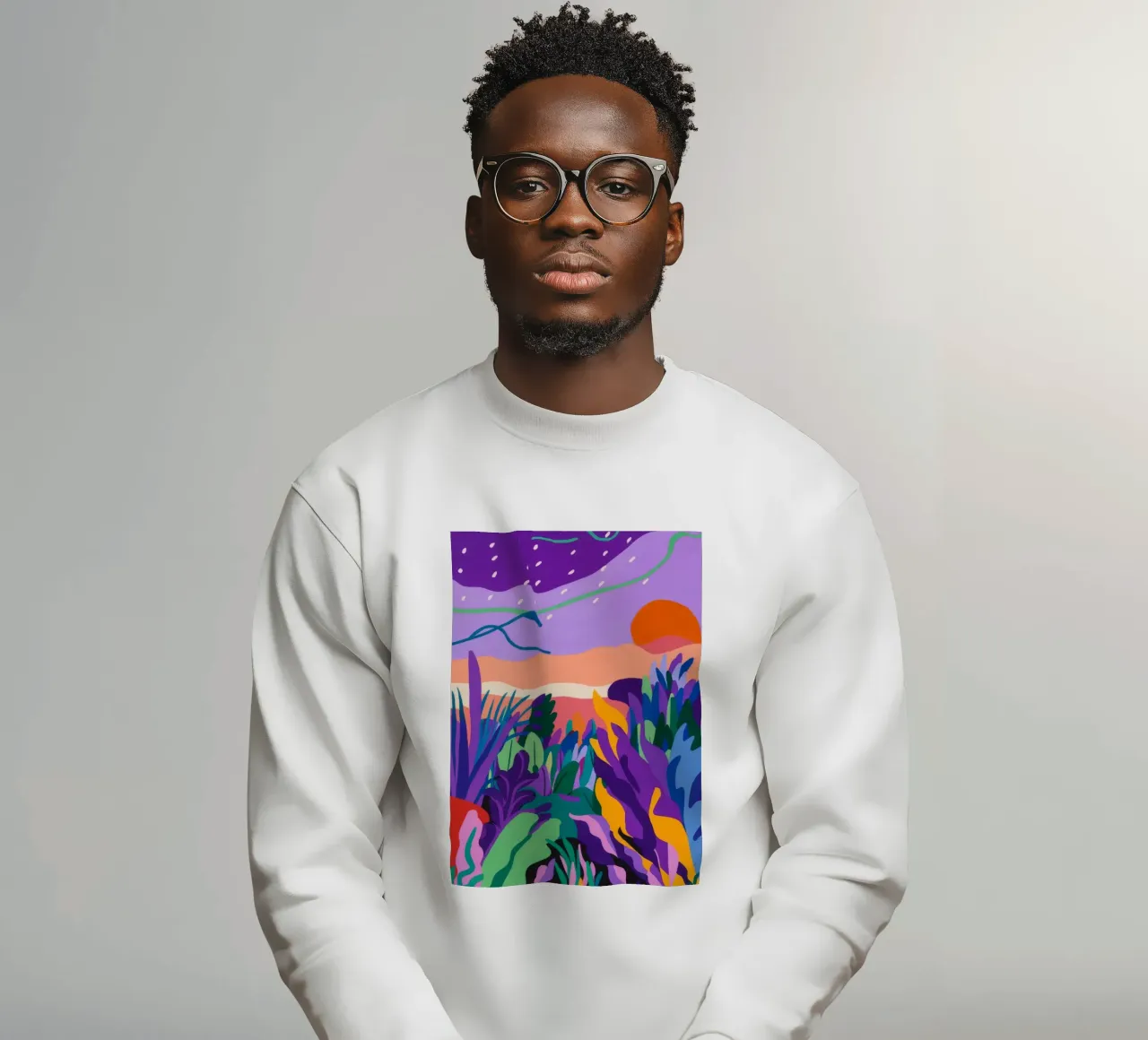 Orizzonte Viola Pace felpa da Zep Layers