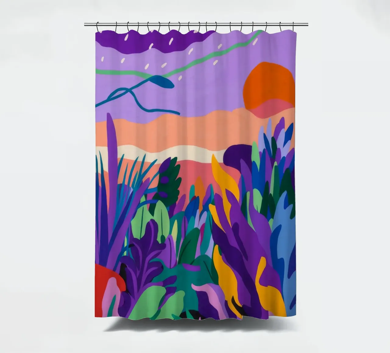 Orizzonte Viola Pace tenda da doccia da Zep Layers