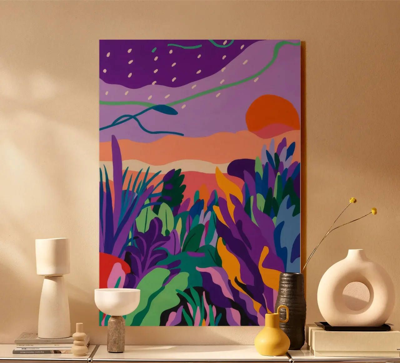 Orizzonte Viola Pace plexiglass da Zep Layers