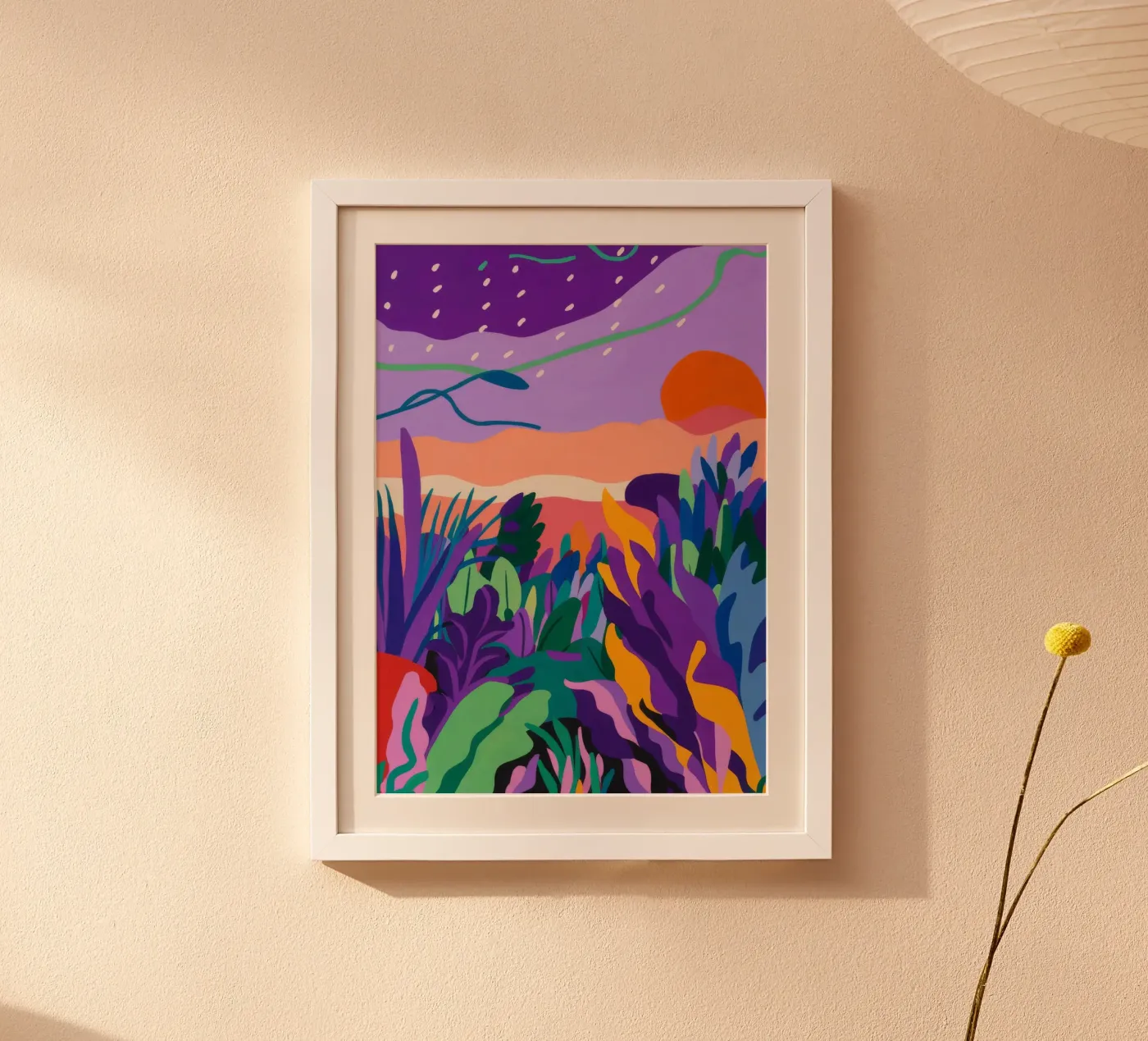 Purple Horizon Peace poster da Zep Layers