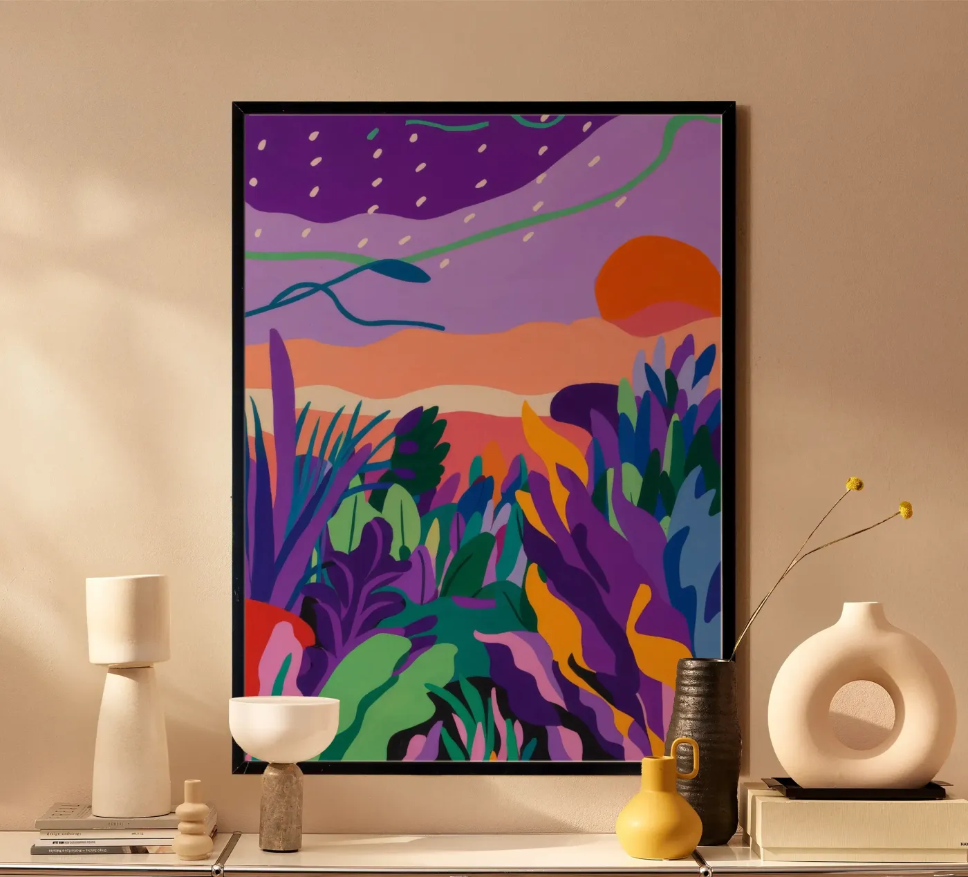 Purple Horizon Peace poster da Zep Layers