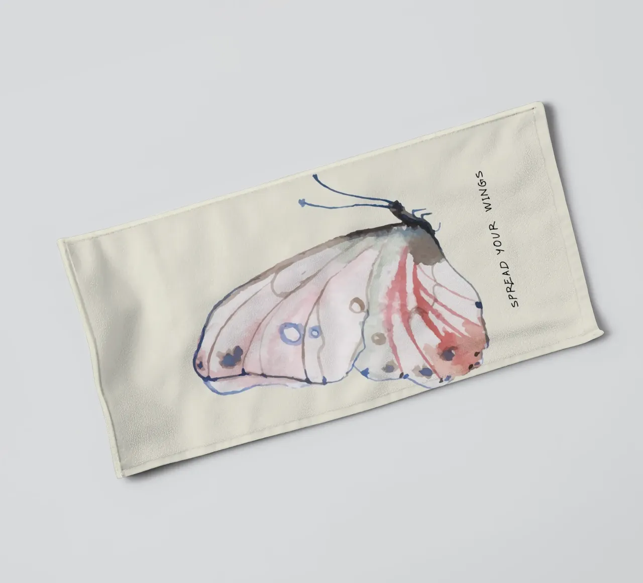 spread your wings towel by AESTHETIC VIBES by Isabel