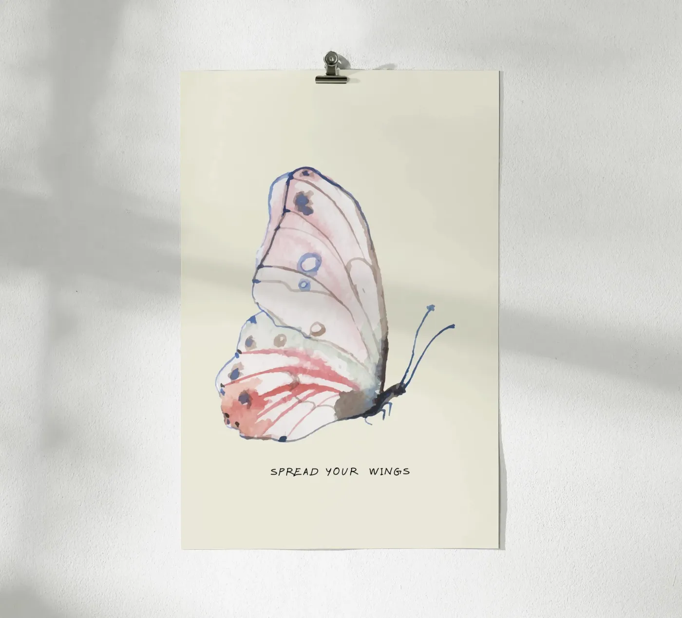 spread your wings poster by isabels_wunderwelt_digital_art