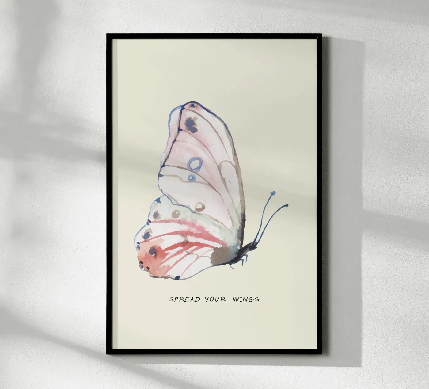 spread your wings poster by isabels_wunderwelt_digital_art