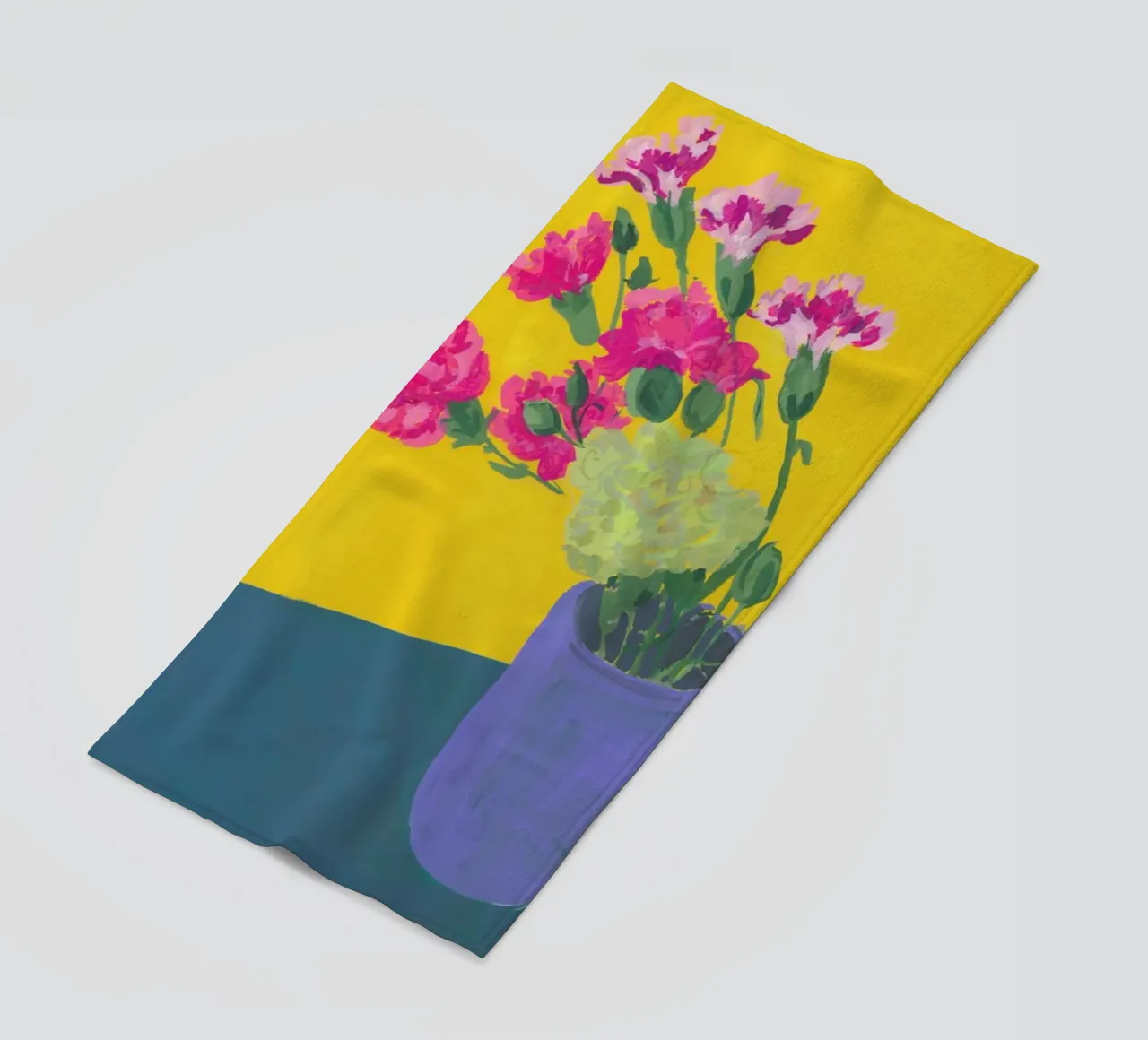 Carnations In A Vase telo mare da Sonia Brittain