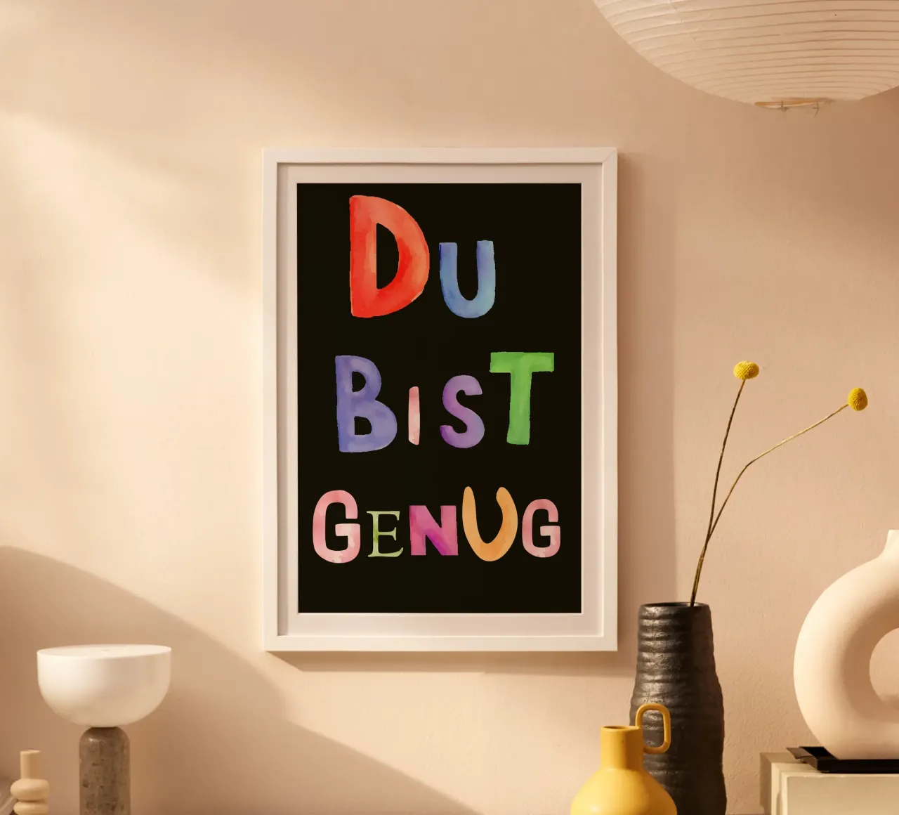 Du bist genug hahnemühle by AESTHETIC VIBES by Isabel