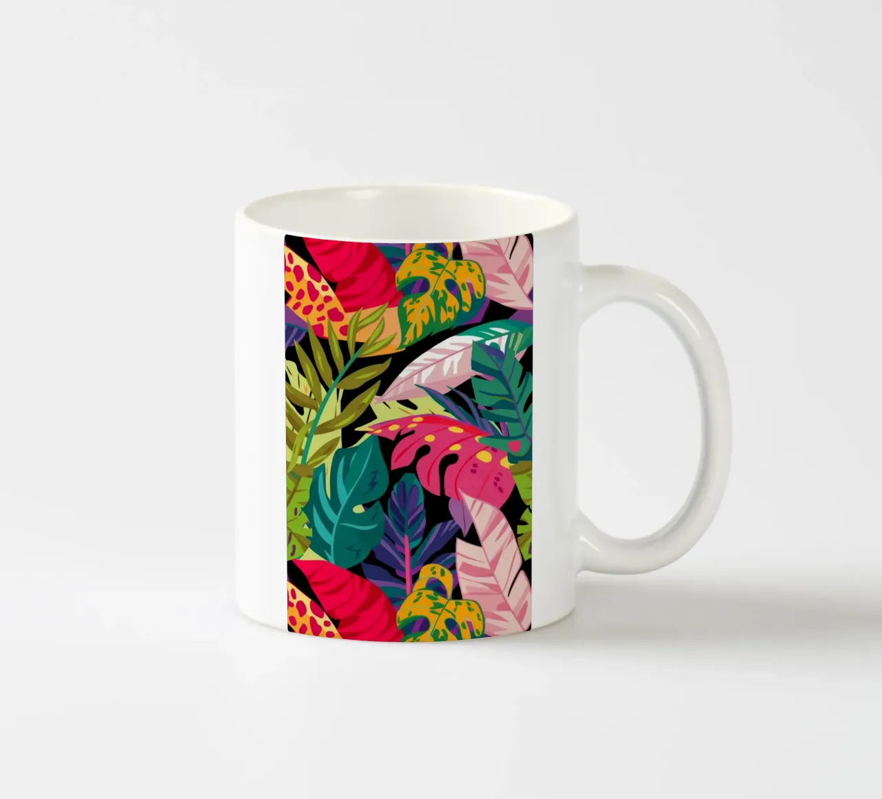 Jungle Whisper Motion ceramic mug by Zep Layers