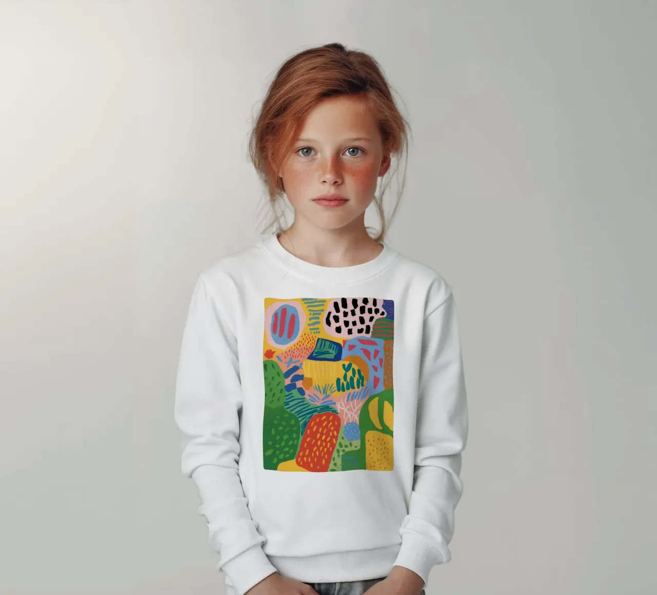 Garden Patch Improv kids sweatshirt by Zep Layers