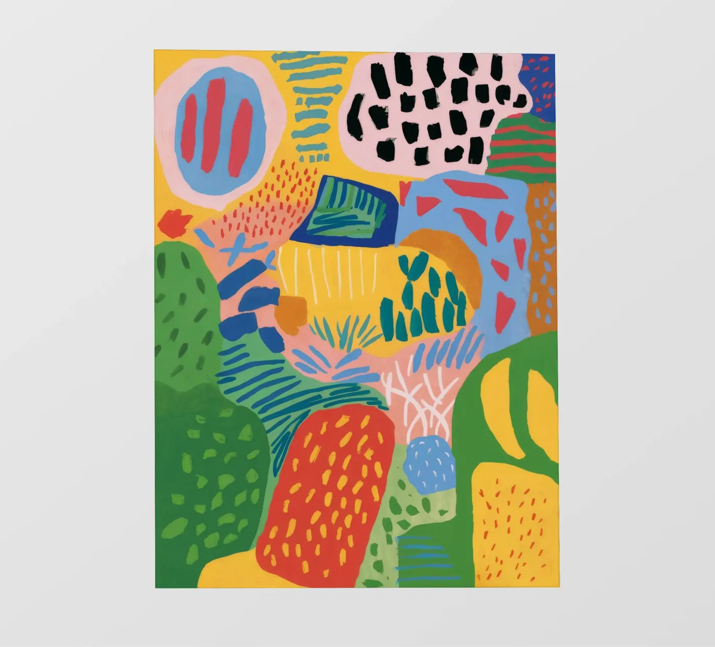Verbeterde tuin fotobehang van Zep Layers
