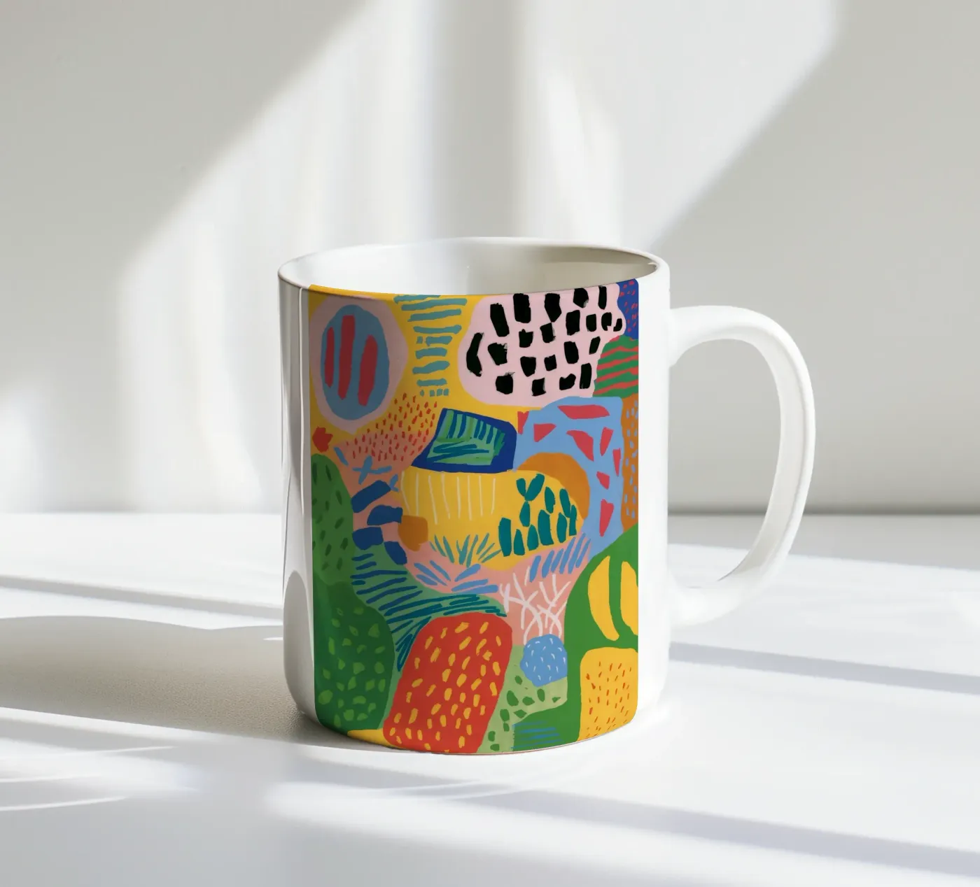 Garden Patch Improv ceramic mug by Zep Layers
