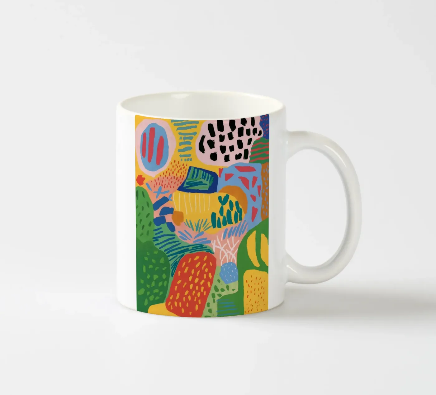 Garden Patch Improv ceramic mug by Zep Layers