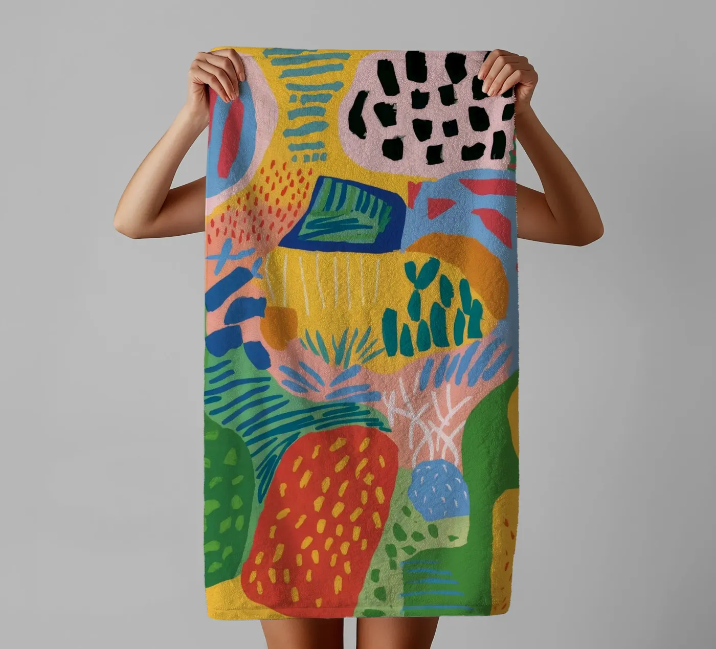 Garden Patch Improv Handtuch von Zep Layers
