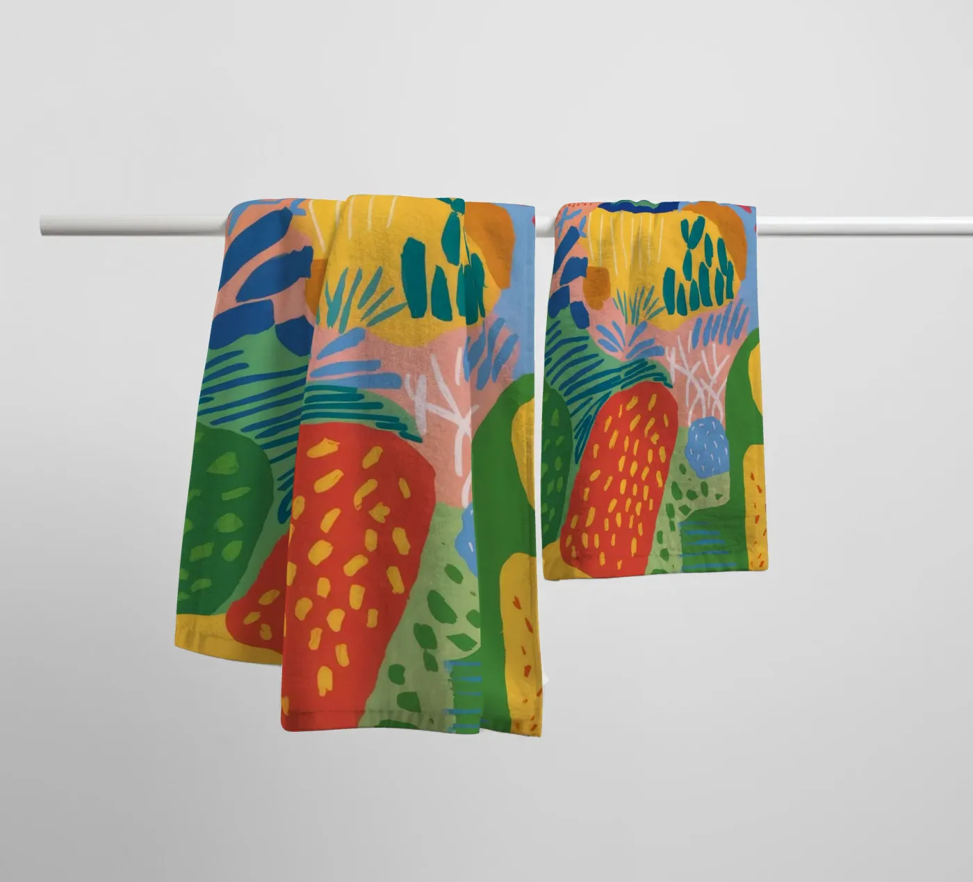 Garden Patch Improv Handtuch von Zep Layers