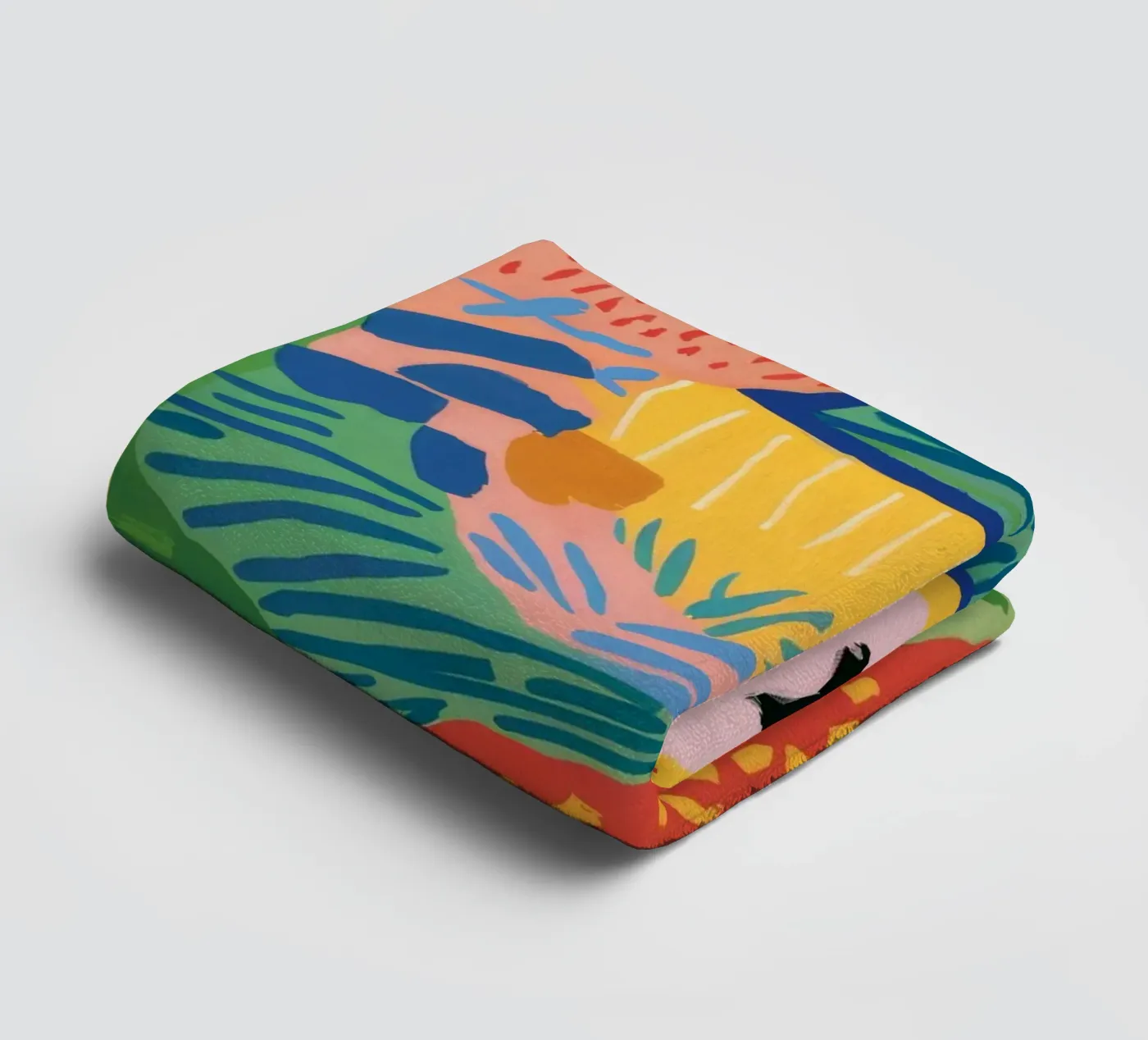Garden Patch Improv badhanddoek van Zep Layers