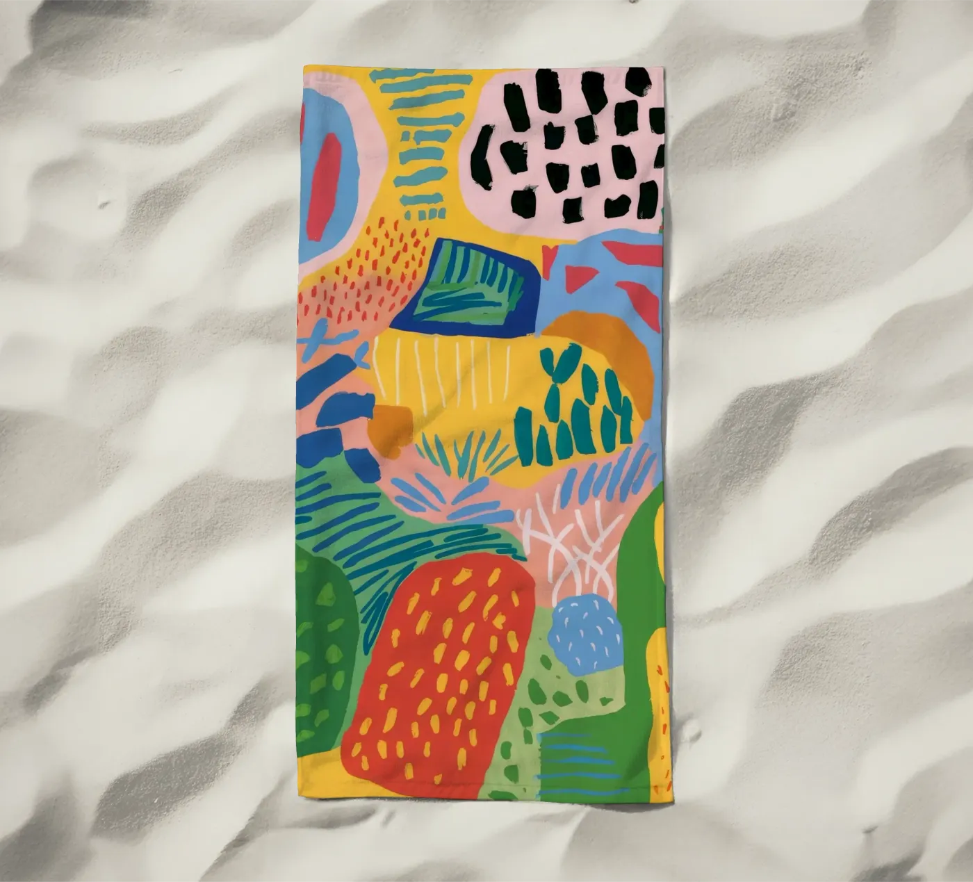 Garden Patch Improv serviette de plage de Zep Layers