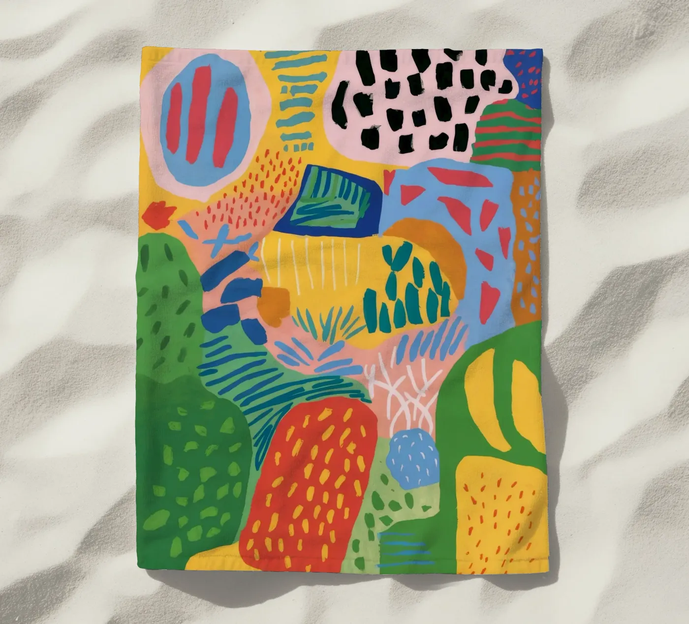 Garden Patch Improv serviette de plage de Zep Layers