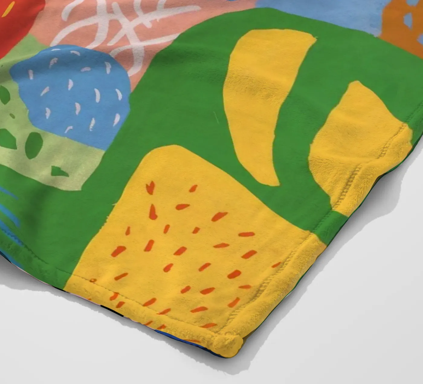 Garden Patch Improv fleece blanket by Zep Layers