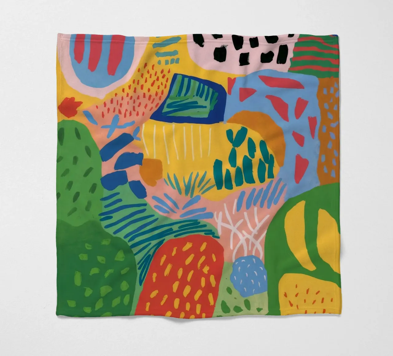 Garden Patch Improv Fleecedecke von Zep Layers