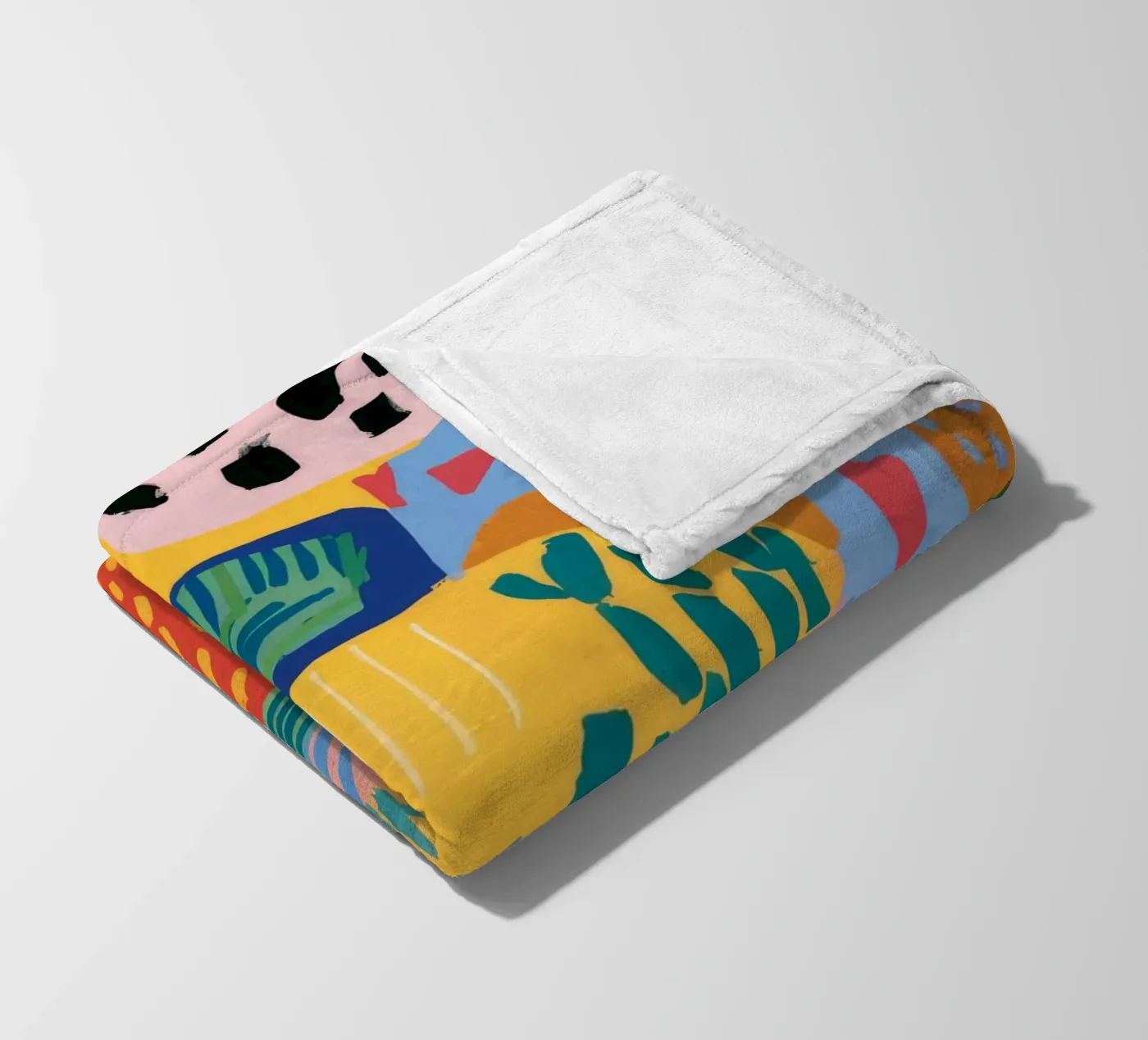 Garden Patch Improv fleece blanket by Zep Layers