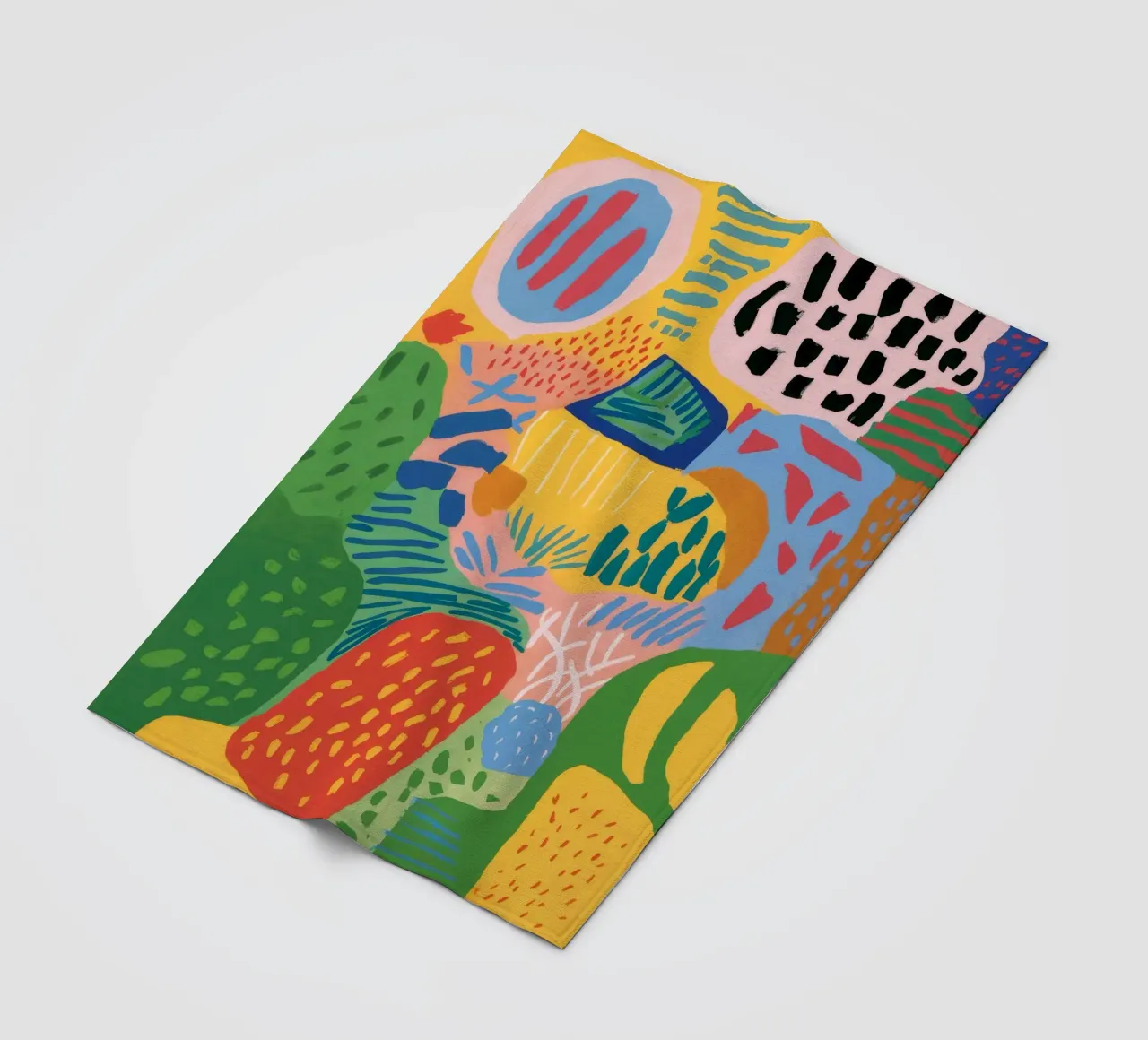 Garden Patch Improv Fleecedecke von Zep Layers