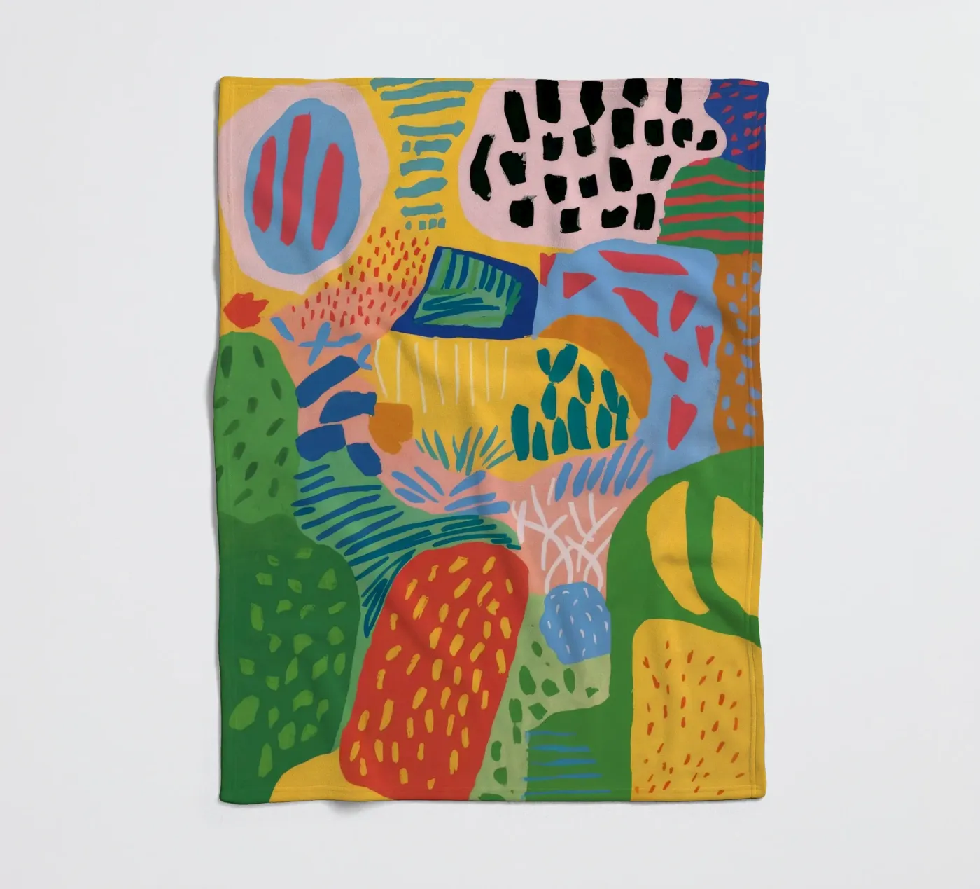 Garden Patch Improv fleece blanket by Zep Layers