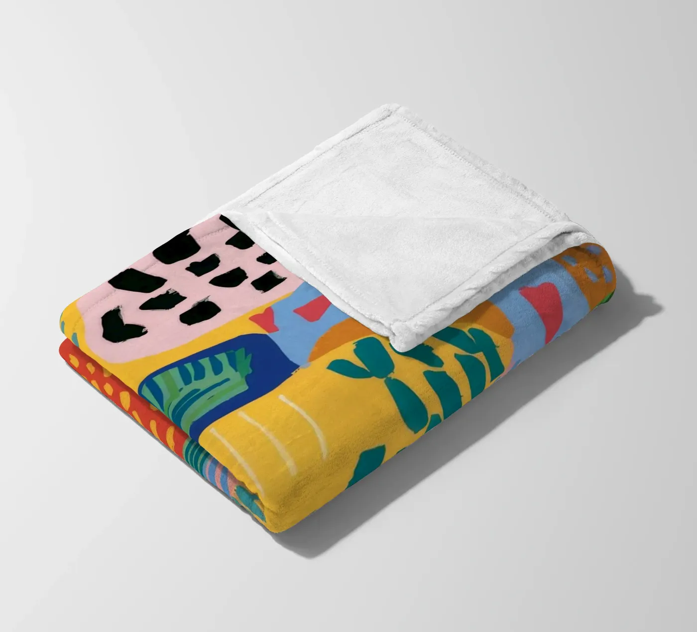 Garden Patch Improv fleece blanket by Zep Layers