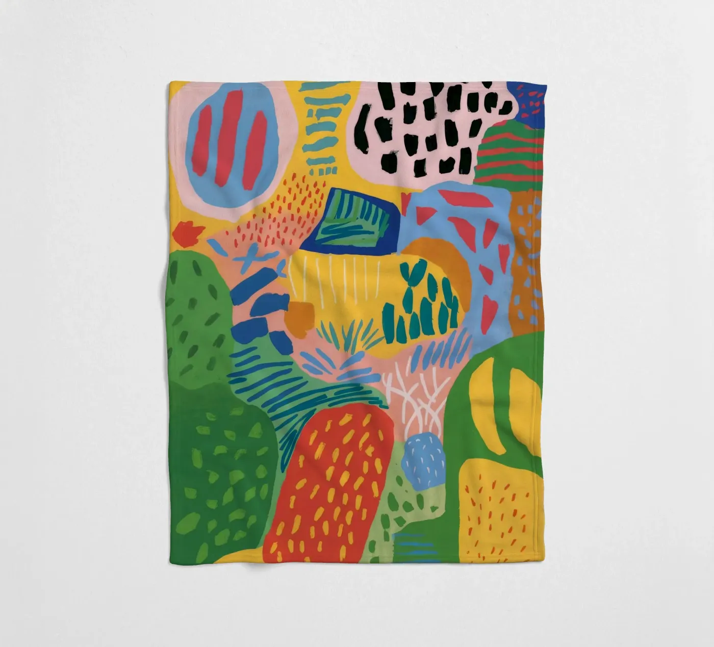 Garden Patch Improv fleece blanket by Zep Layers