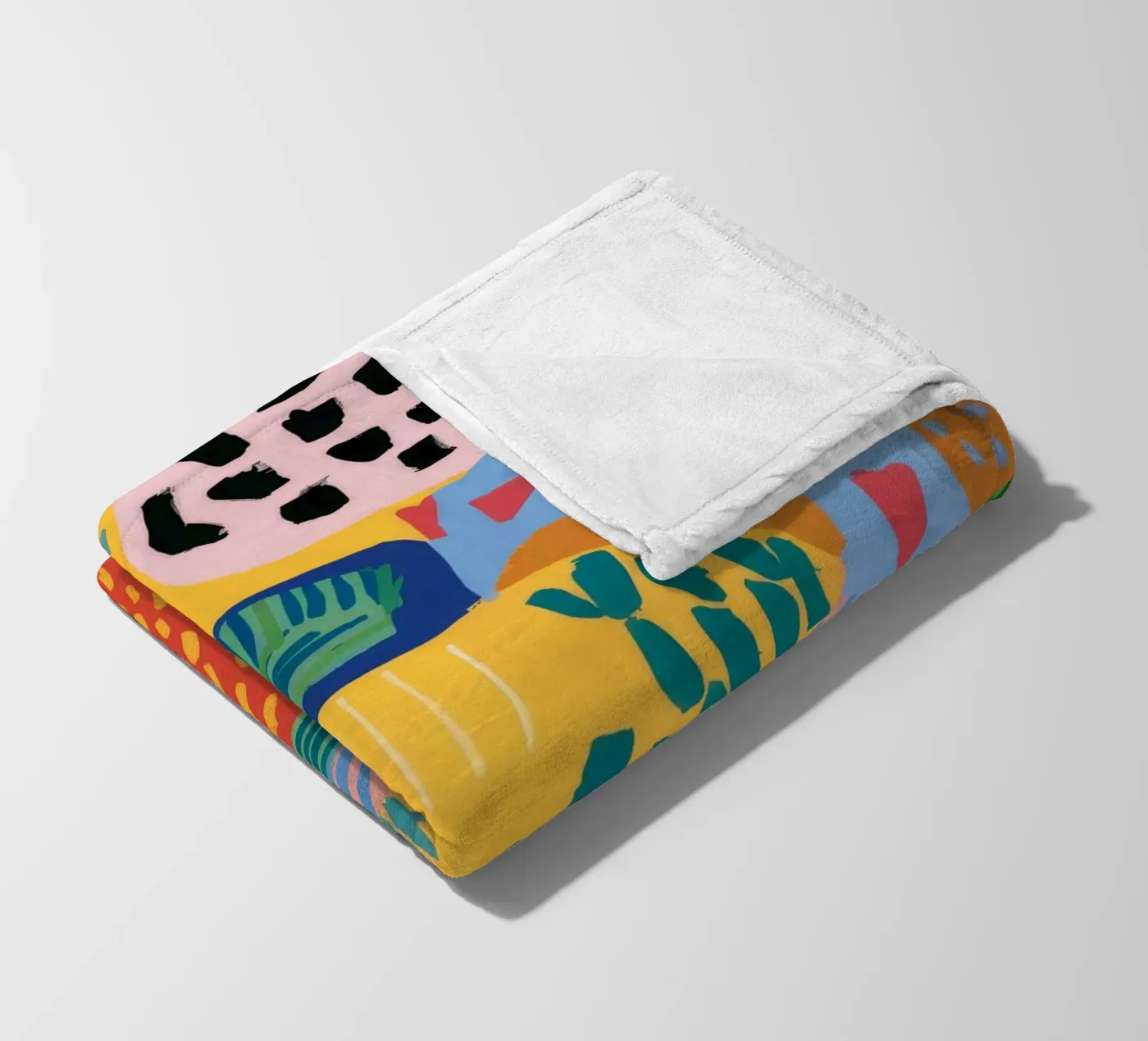 Garden Patch Improv fleece blanket by Zep Layers