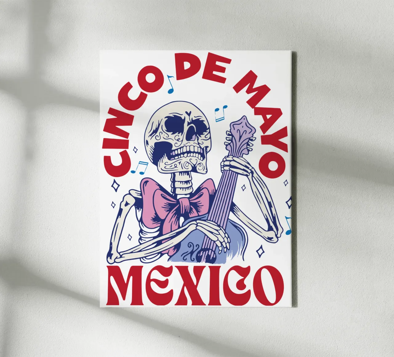 Cinco De Mayo Messico tela con Cornice a cassetta da Gunawan Rb