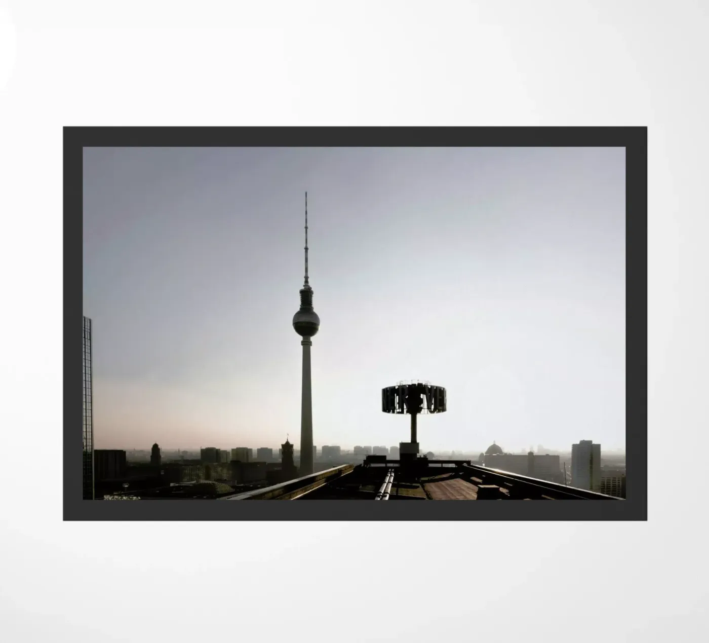 Berlin Skyline doormat by Marc Schulthess
