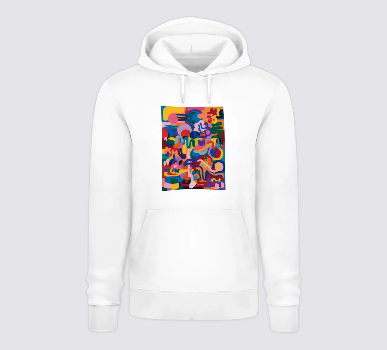 Caos cromático sudadera con capucha de Zep Layers