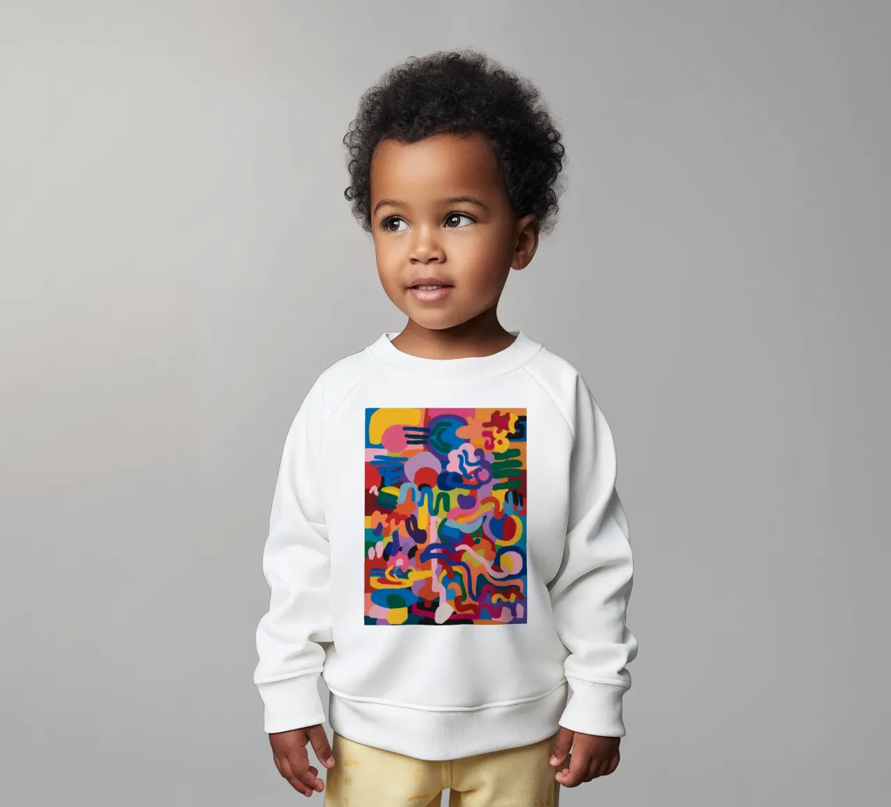 Caos cromático sudadera de bebé de Zep Layers
