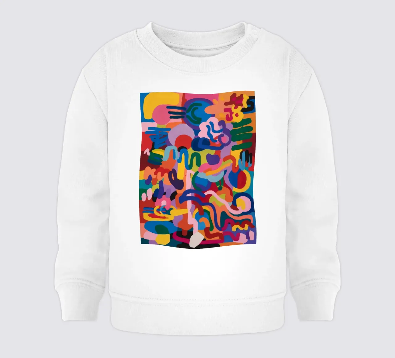 Caos cromático sudadera de bebé de Zep Layers