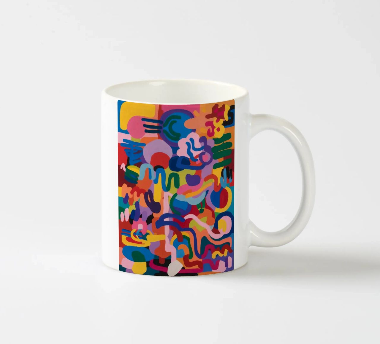 Flusso di caos cromatico tazza in ceramica da Zep Layers