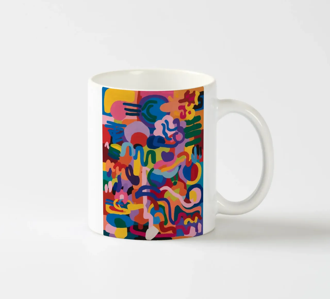 Flusso di caos cromatico tazza in ceramica da Zep Layers