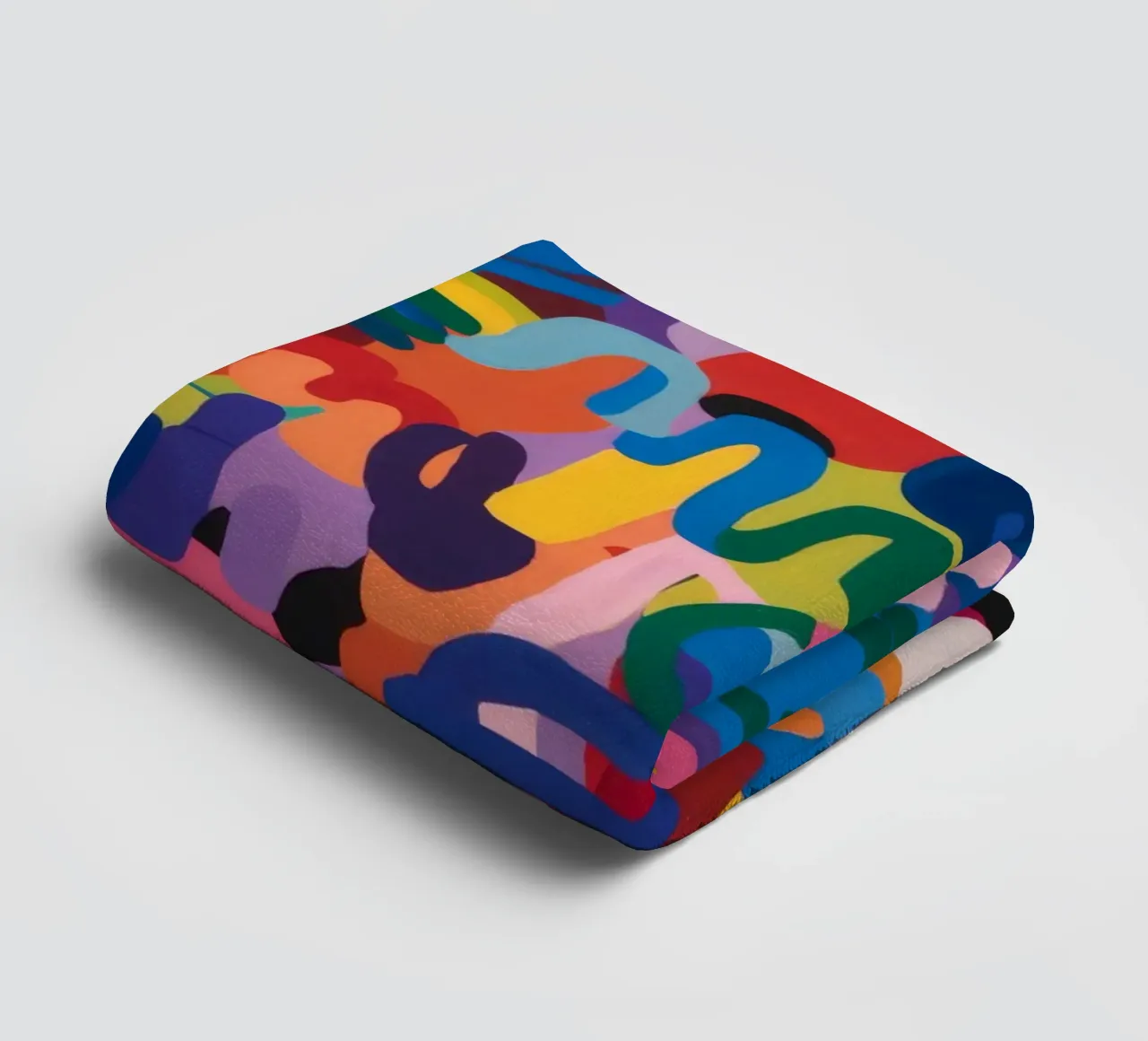 Chromatic Chaos Flow towel by Zep Layers