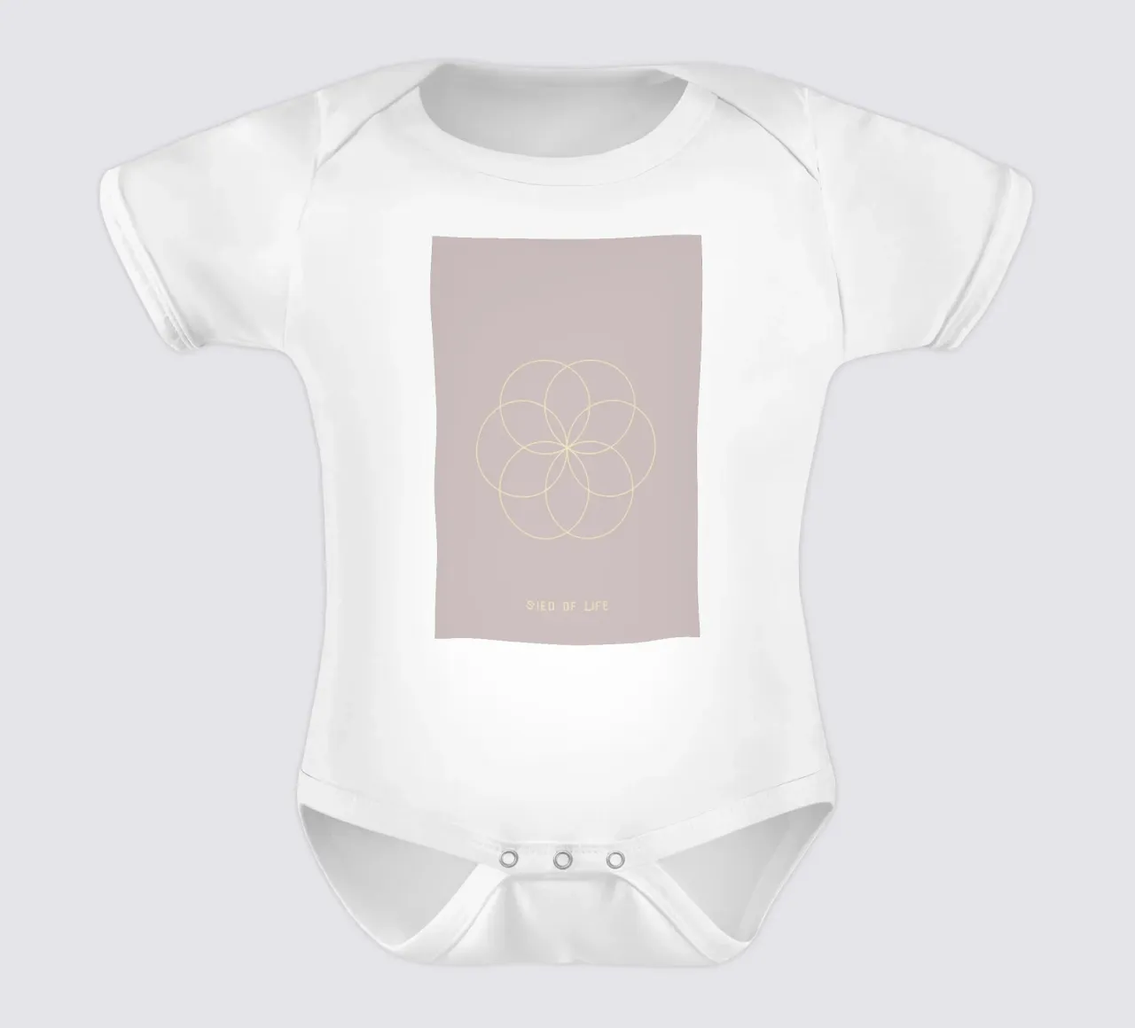Sied of life body neonato maniche corte da AESTHETIC VIBES by Isabel
