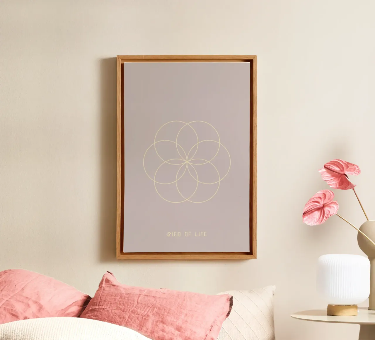 Sied of life canvas by AESTHETIC VIBES by Isabel