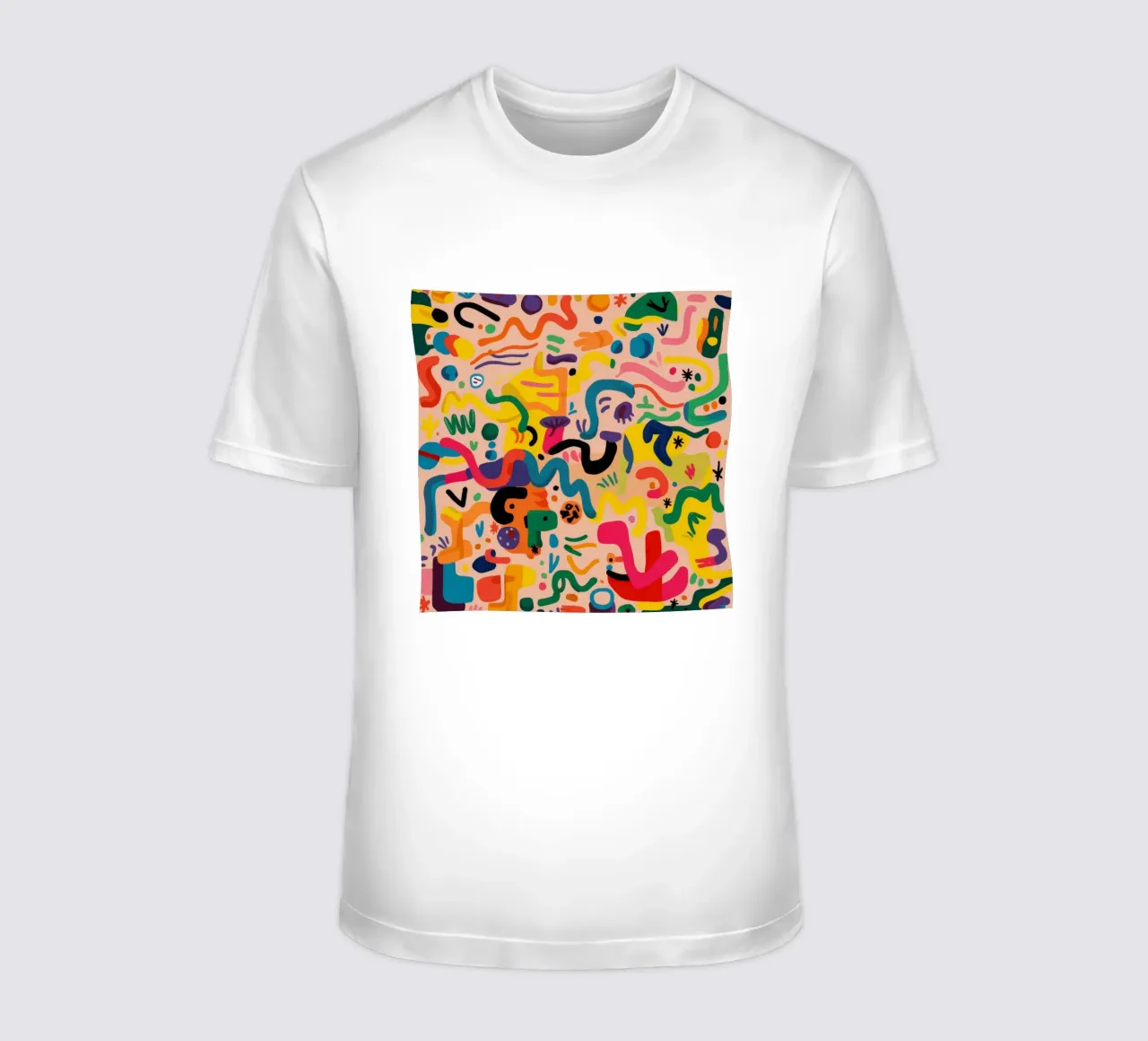 Whimsy Color Scribbles t-shirt by Zep Layers