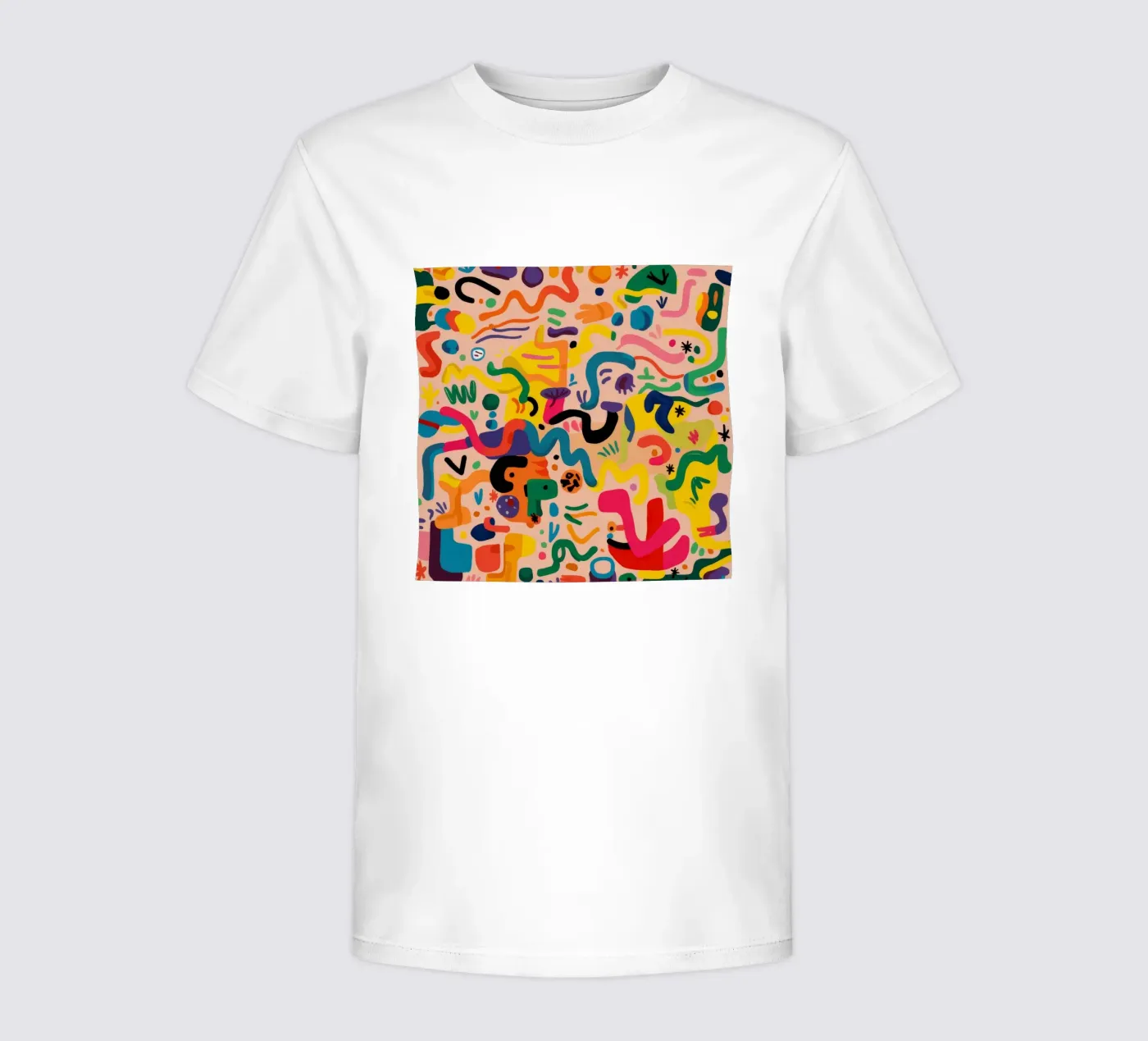 Whimsy Color Scribbles t-shirt bambini da Zep Layers