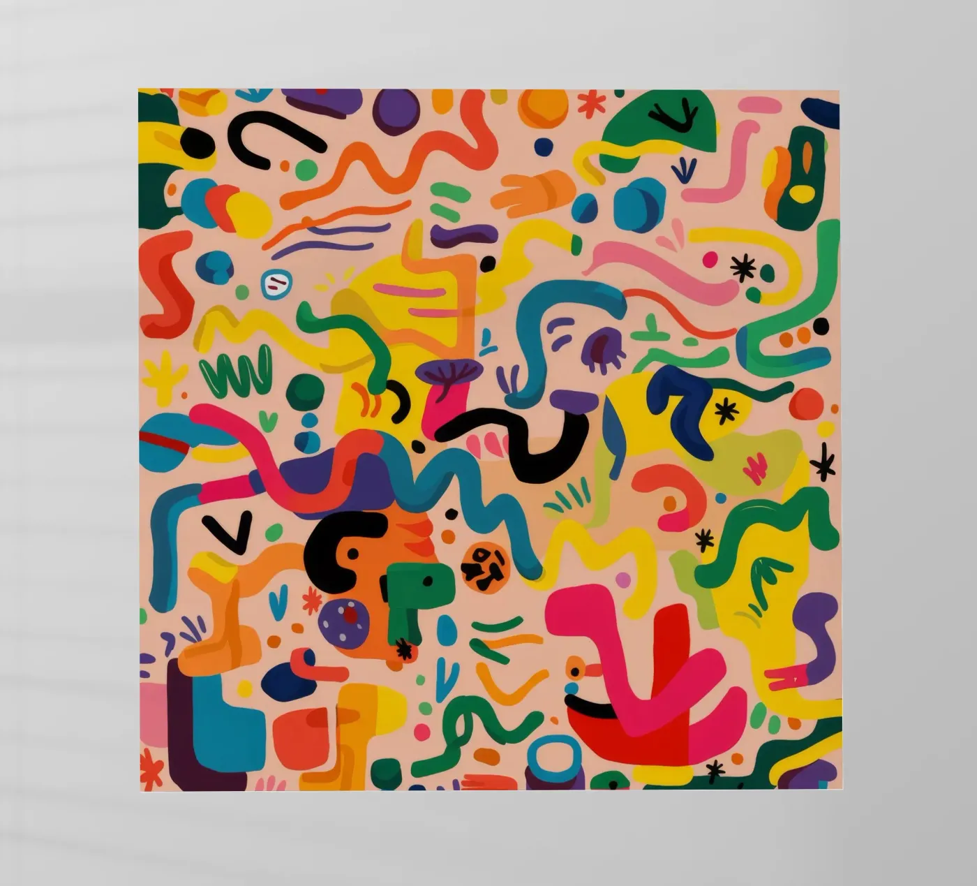 Whimsy Color Scribbles pellicola backlit da Zep Layers