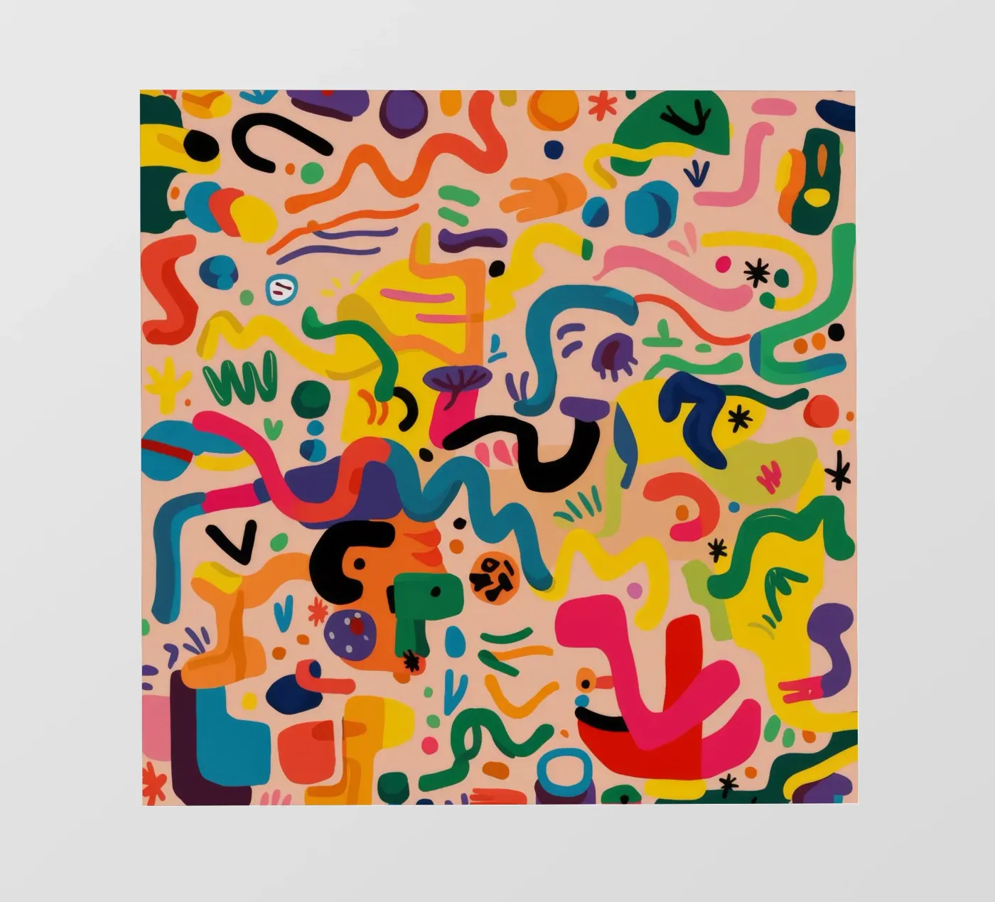 Whimsy Color Scribbles pellicola backlit da Zep Layers